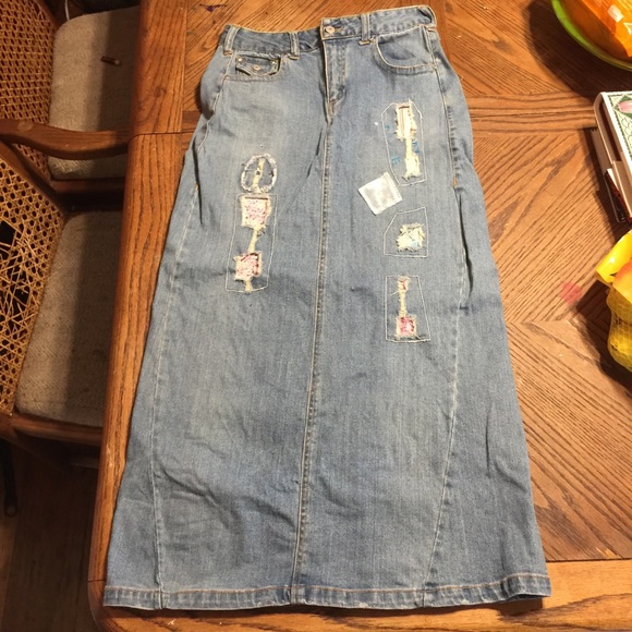 Mary Kate & Ashley Olsen Other - Mary Kate & Ashley Girl’s 16 Long Denim Skirt